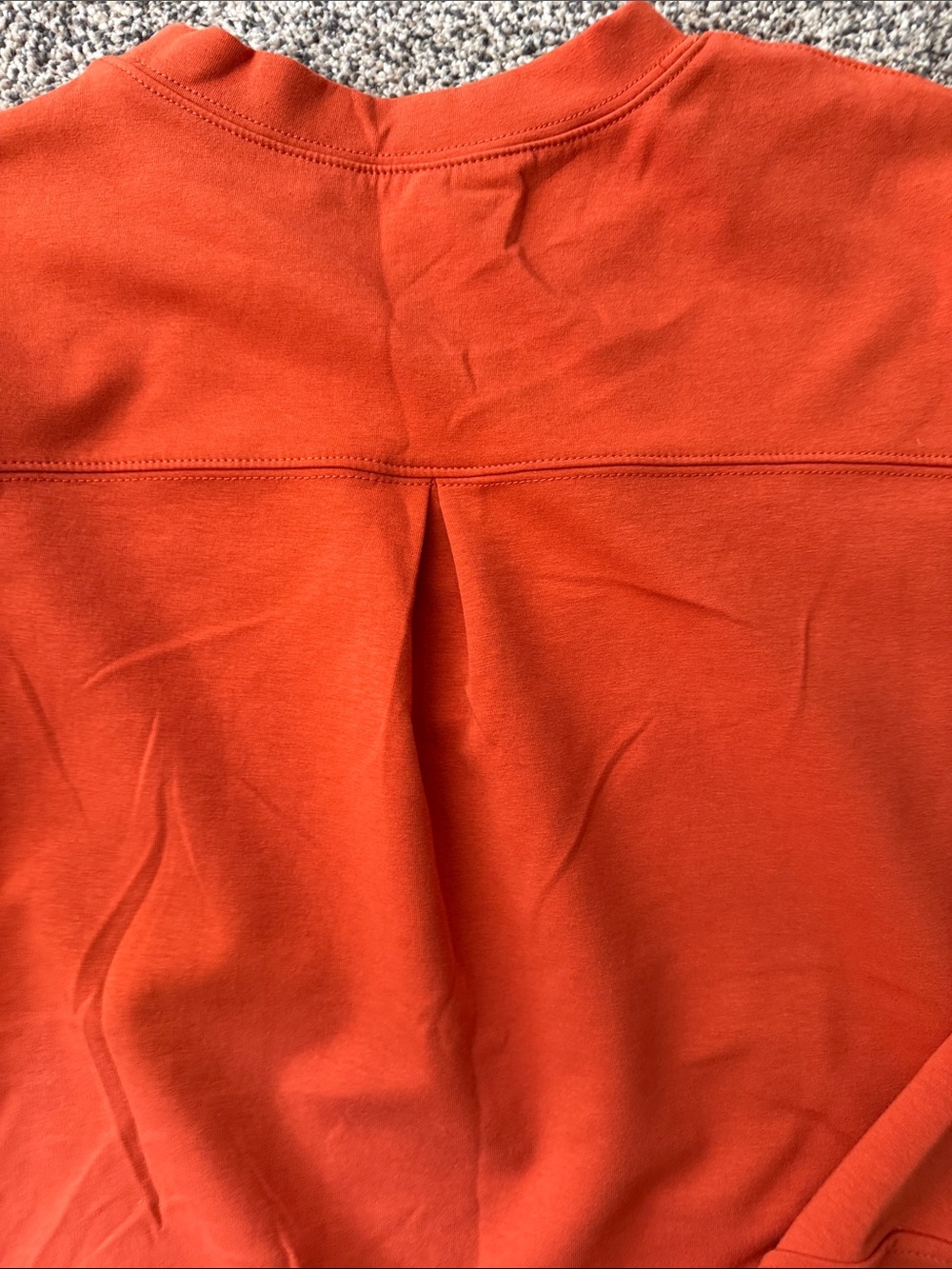 Women's Drawstring Track Pants and Pullover Sweat Set - Orange - Picture 7 of 7